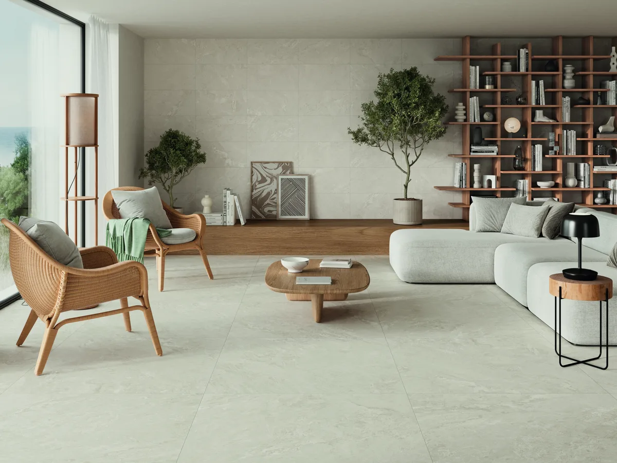 Eternity White en una sala