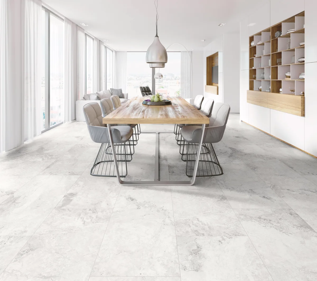 Amazing Bianco en una sala