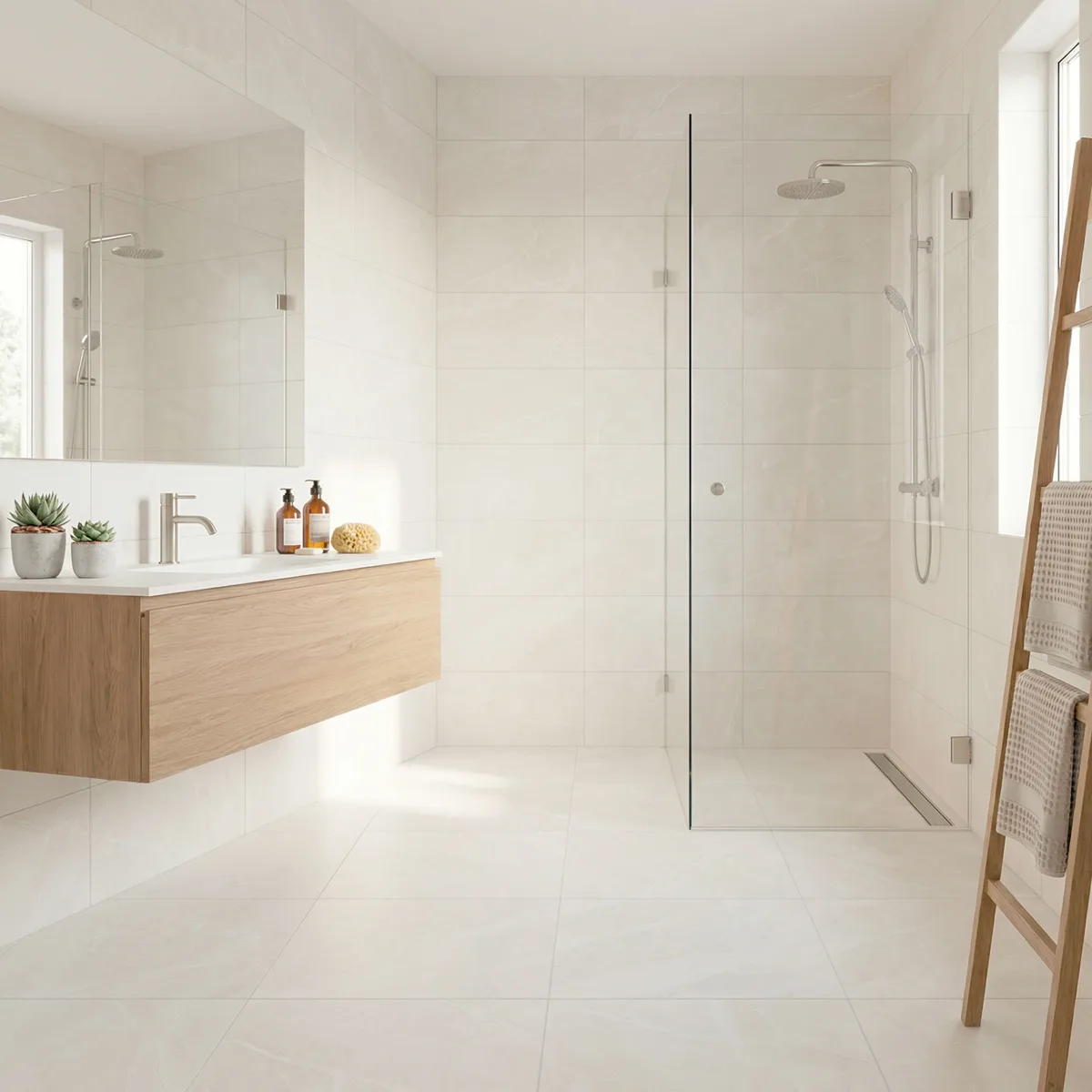 Sun White en un ba&ntilde;o