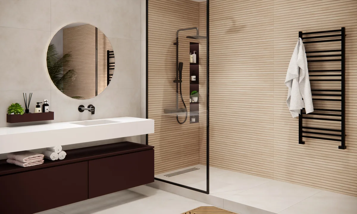 Slats Haya en un ba&ntilde;o