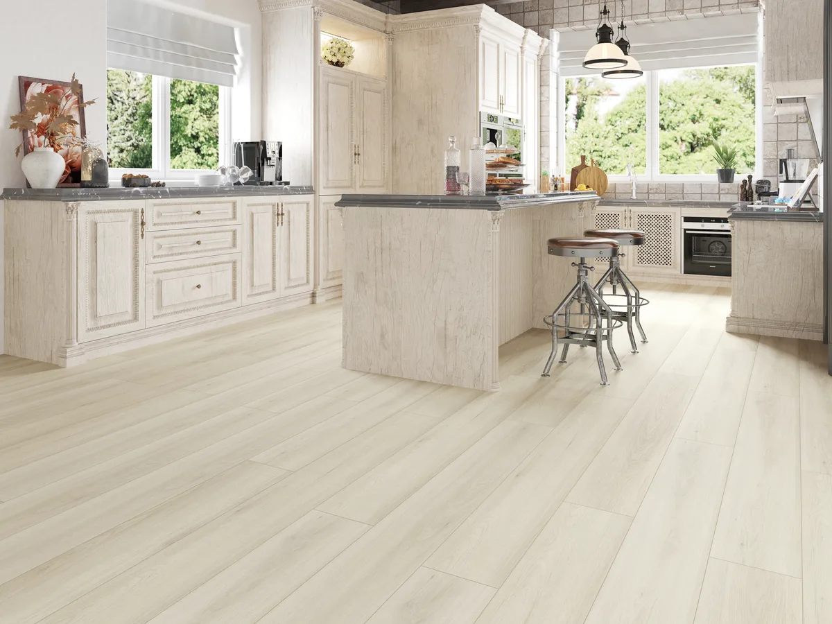 Columbus Sand en una cocina