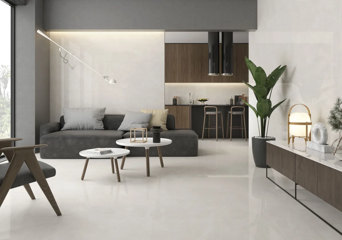 Isea Sand Matte en una sala