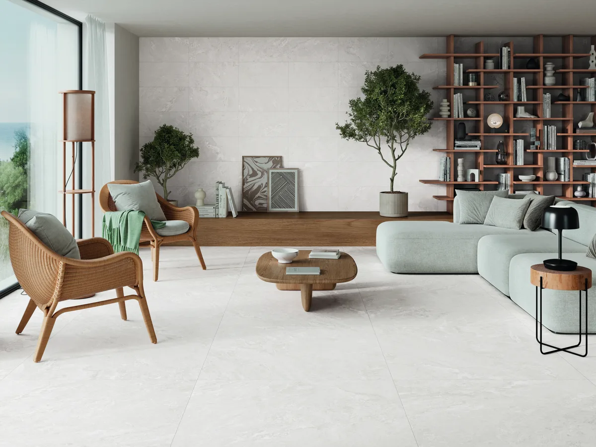Eternity White en una sala