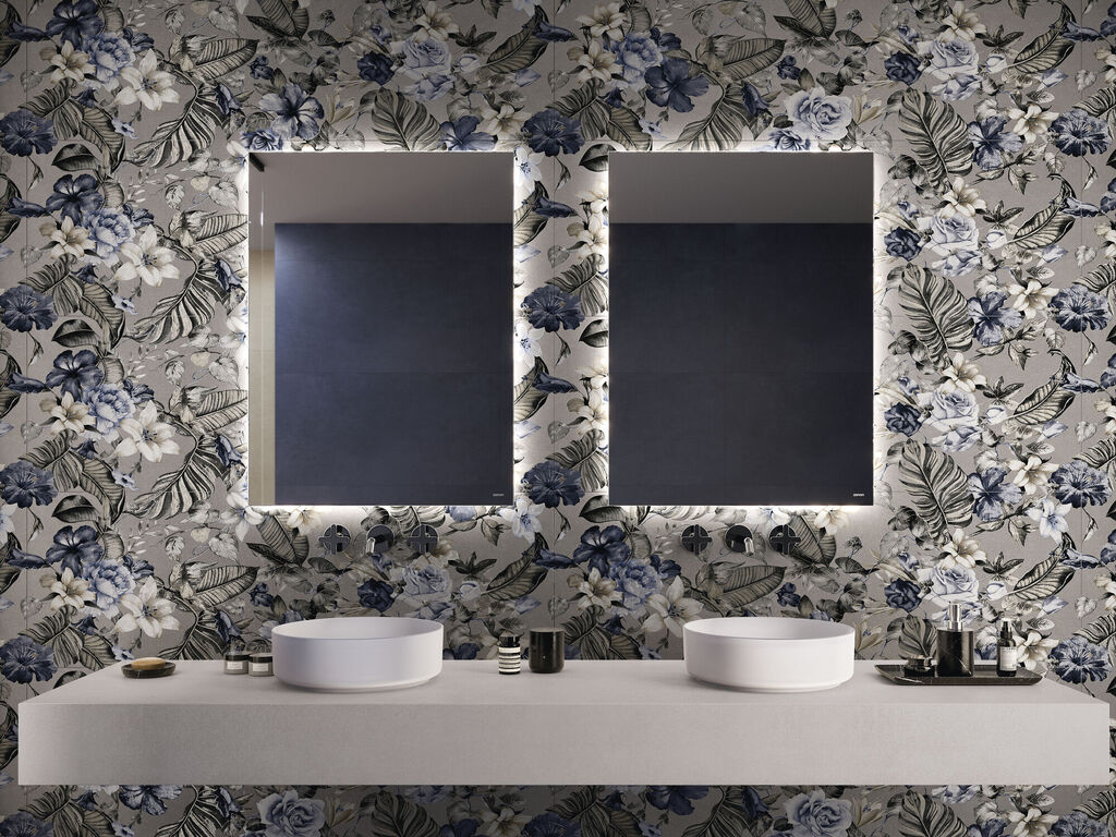 Gravity Pearl Matte en un ba&ntilde;o