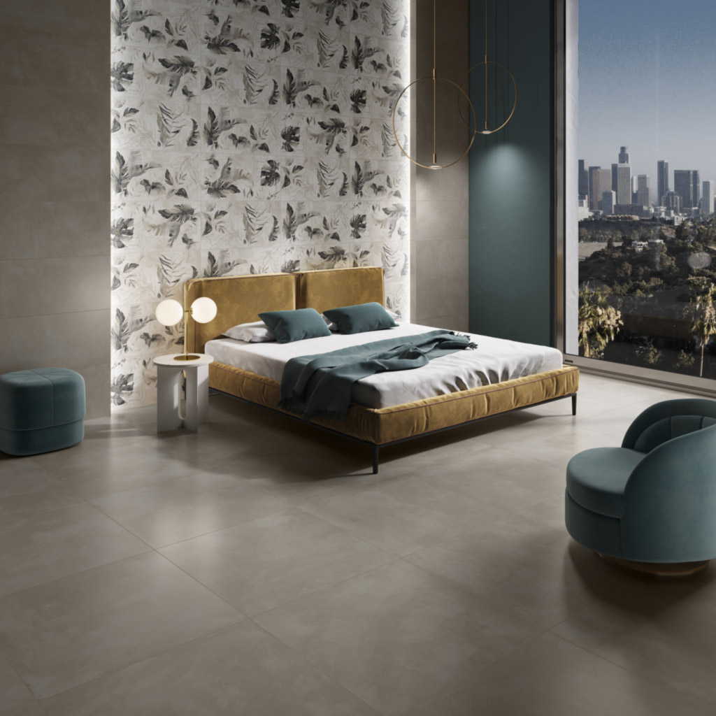 Touch Grigio en un dormitorio
